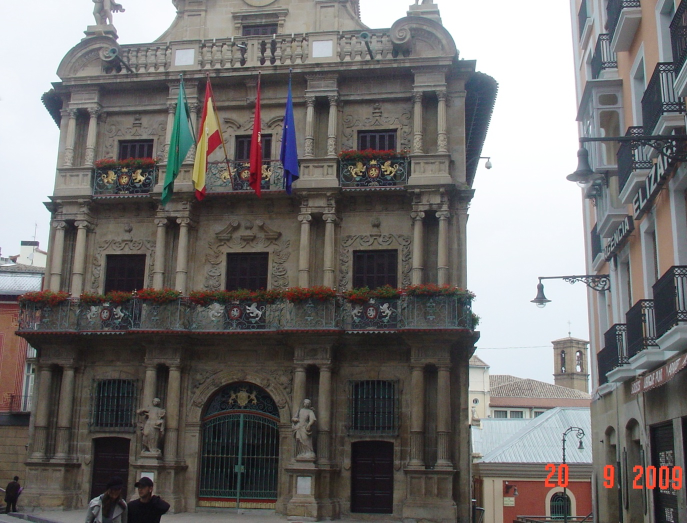 das Rathaus von Pamplona