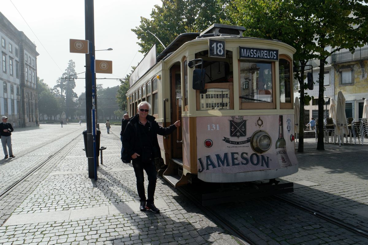 Historische Tram in Porto
